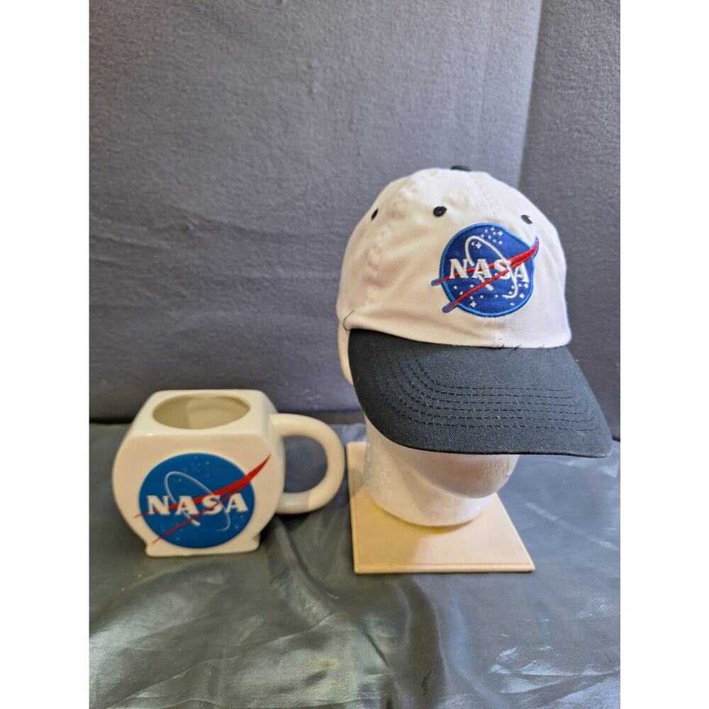 NASA Set of 2 Cup and Baseball Hat NASA Logo and U.S.A
